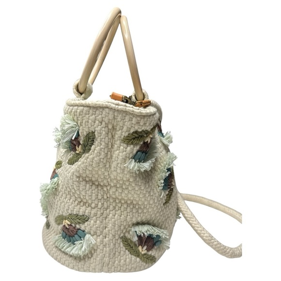 Lucky Brand Raffia Flower Crossbody Bag In Natural - Picture 4 of 16